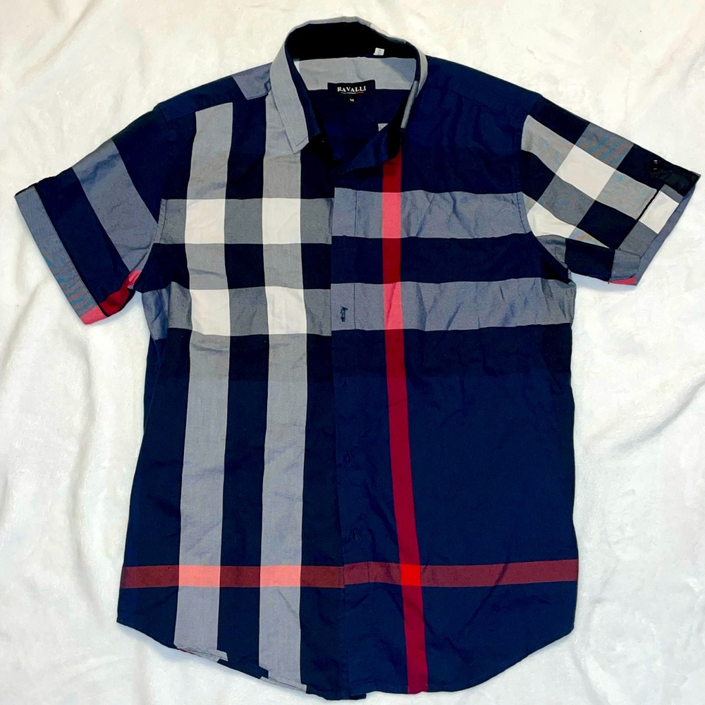 Men’s short sleeve button up